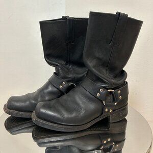 Frye Black Leather Harness Boot 12R